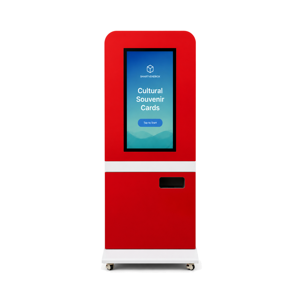 Touch screen vending machine