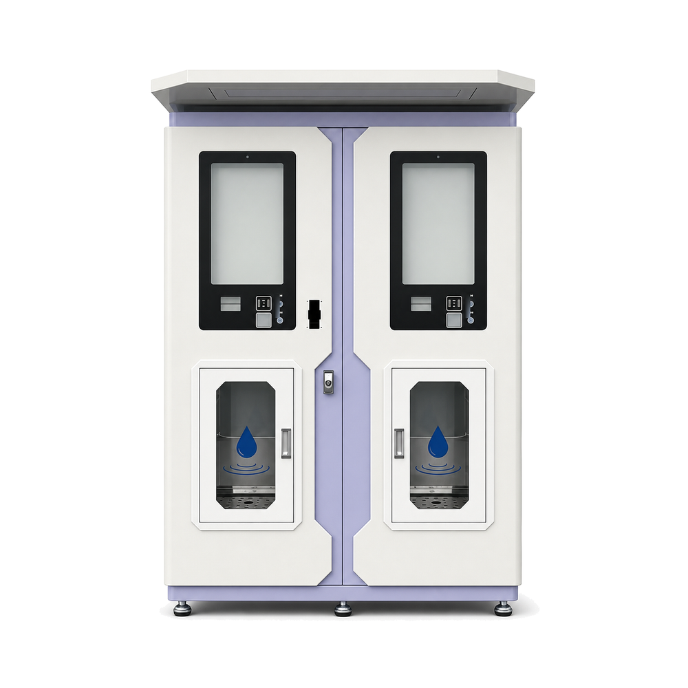 Outdoor drinking fountain