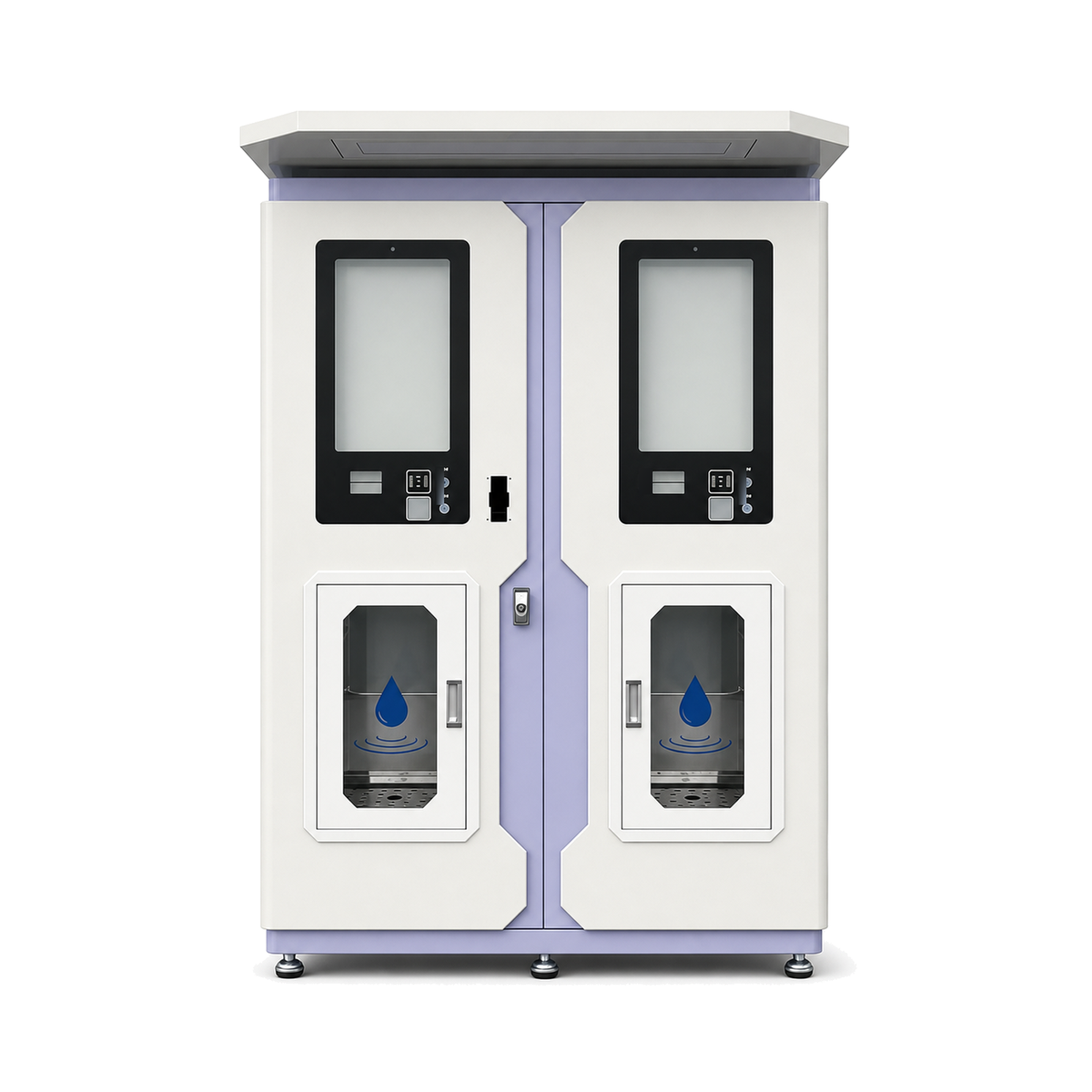 Outdoor drinking fountain