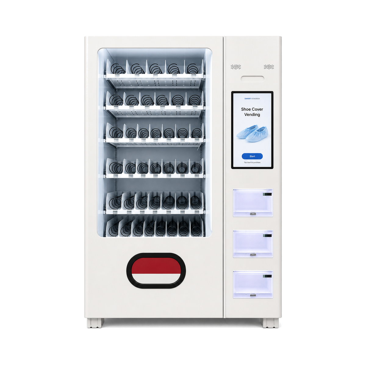 Multifunctional self-service vending machine — Front