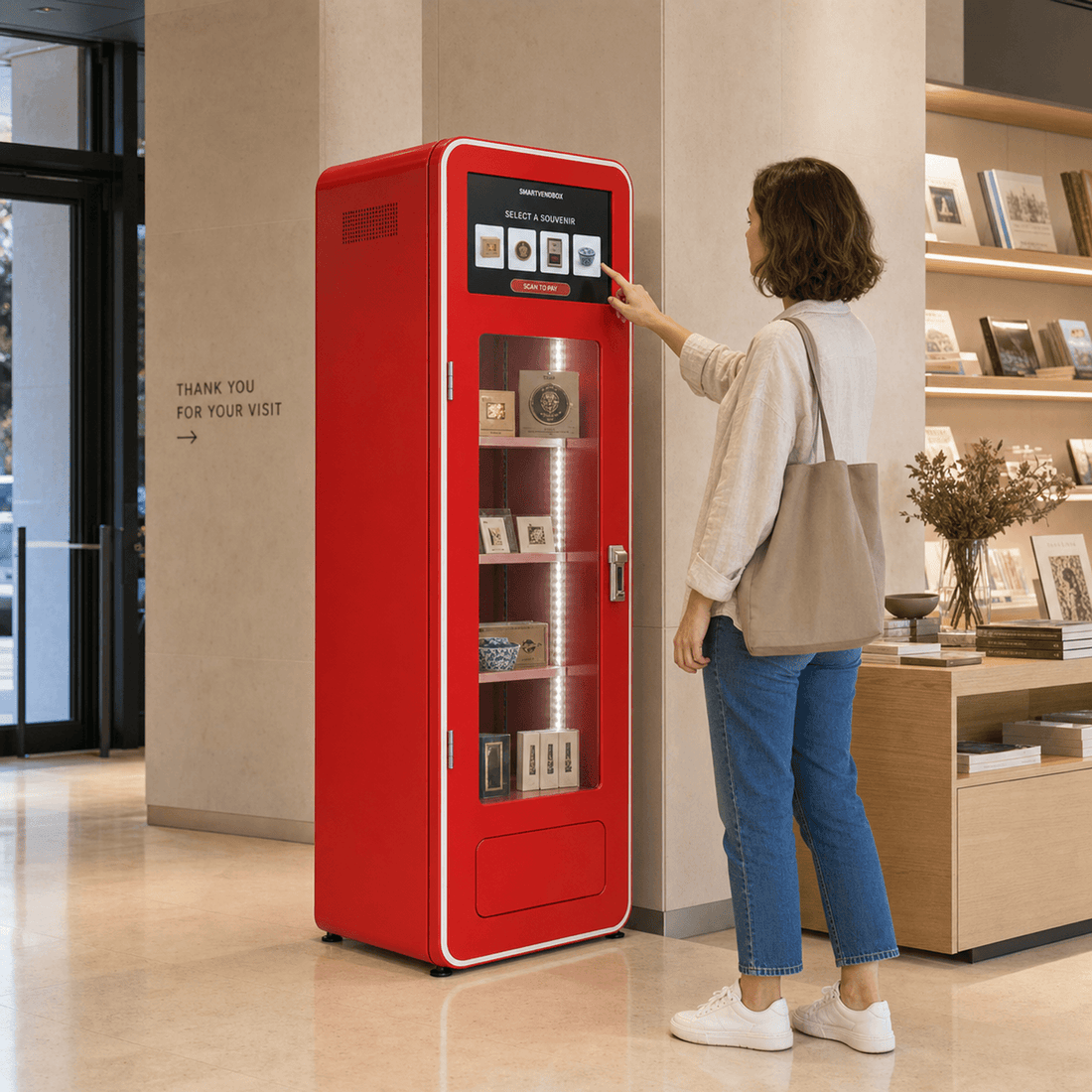 Glass Front Vending Machine