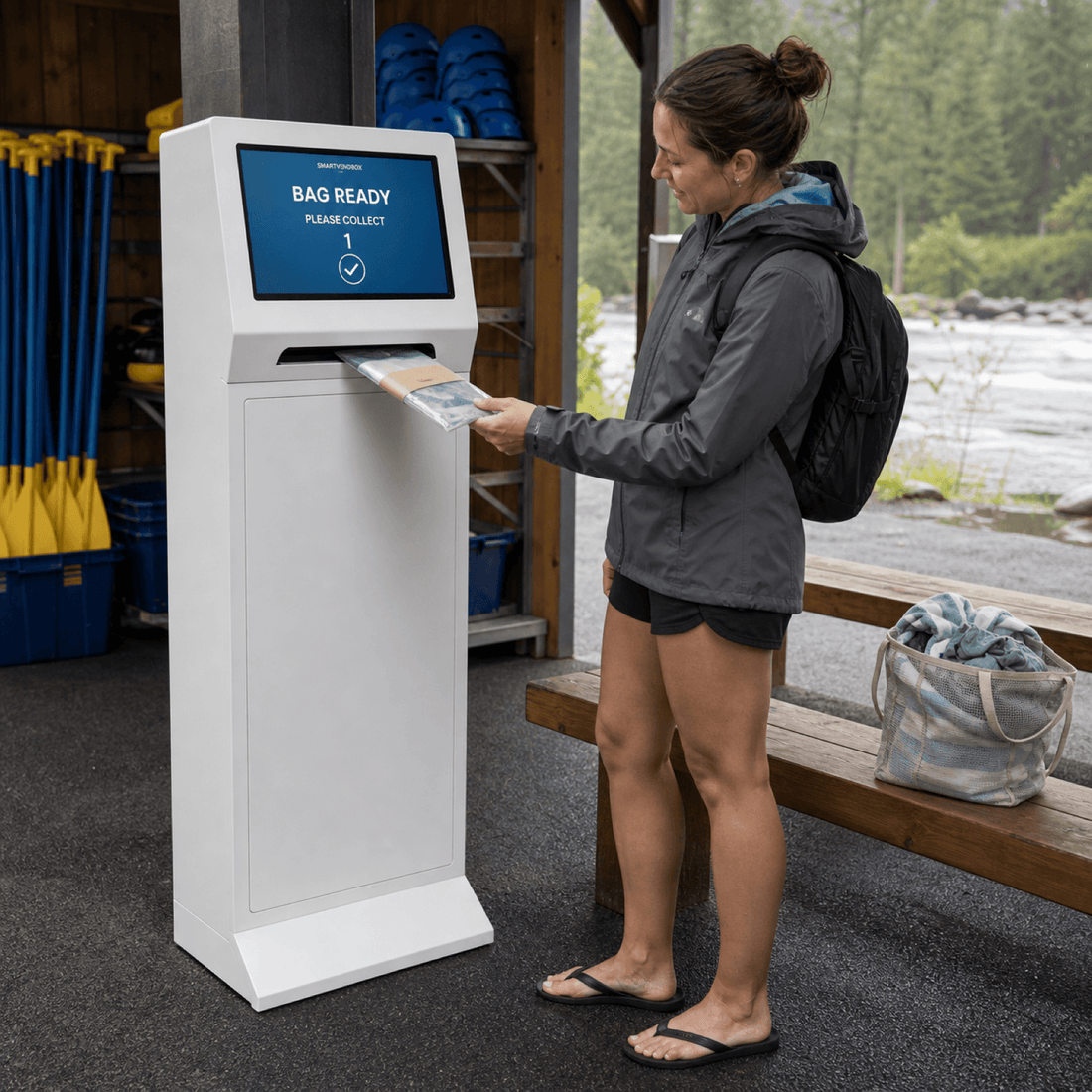 Dry Bag Vending Machine