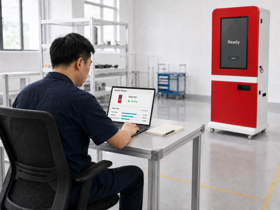 SmartVendBox QR and payment reader integration test