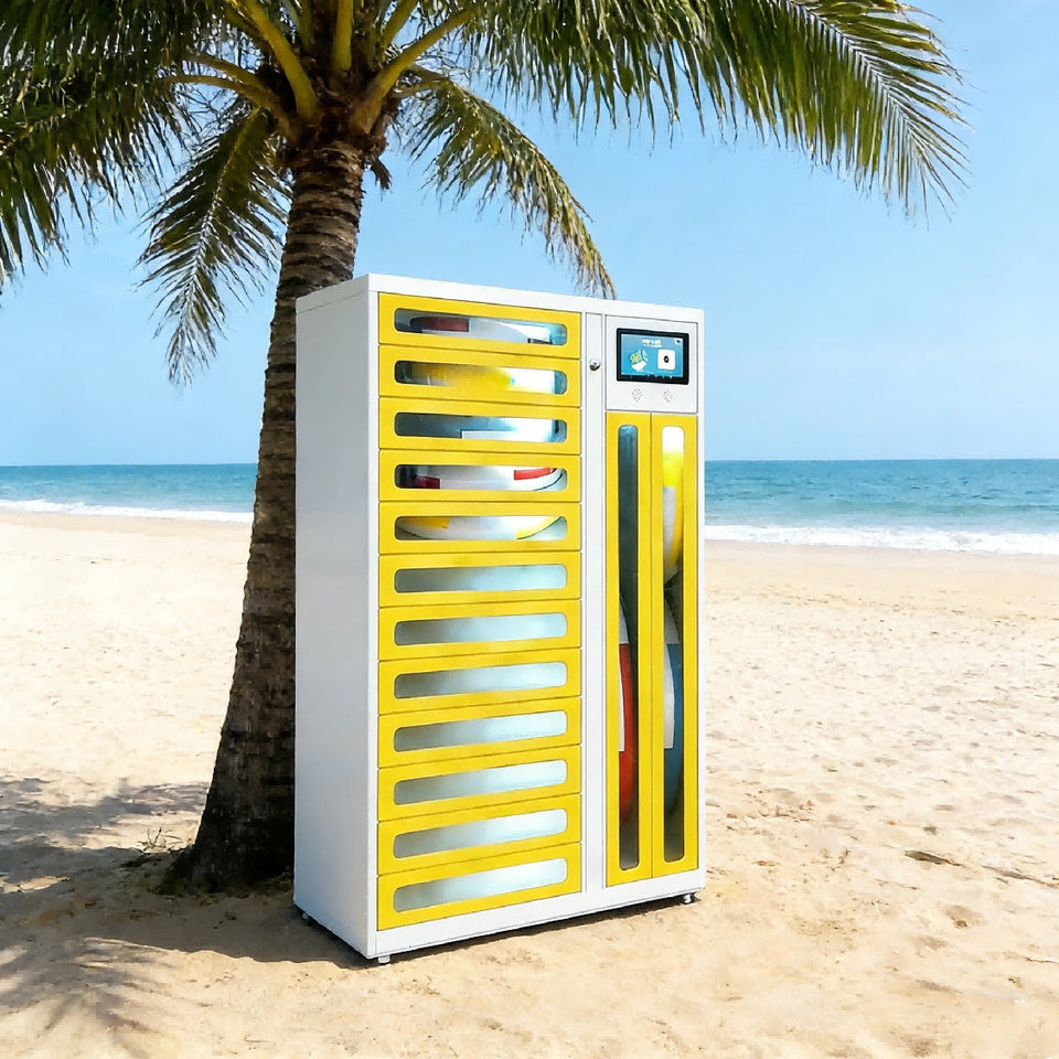 Self-service rental and sharing station